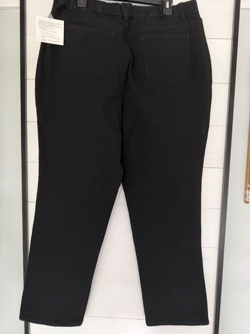 Women's Black Quacker Factory Jeans NWT XL - Picture 5 of 8
